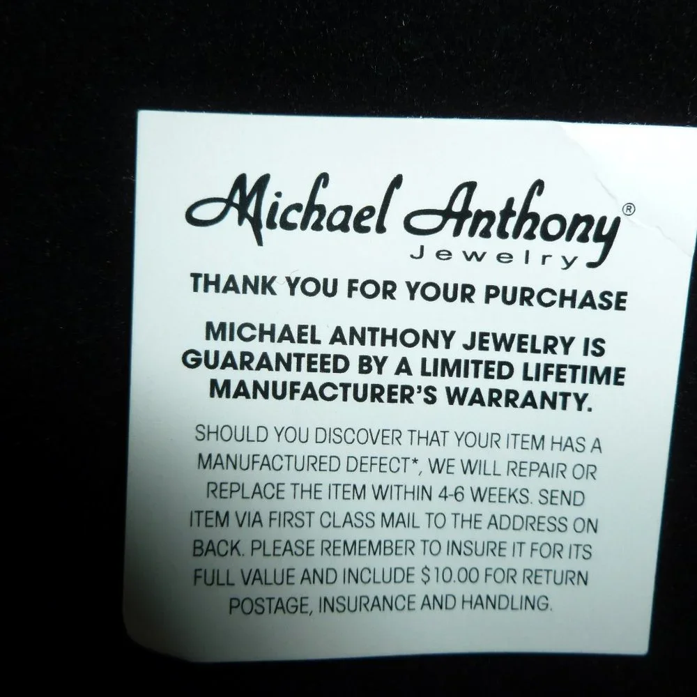 Michael Anthony Sterling Silver Angel Pendant w/Chain - Picture 9 of 9